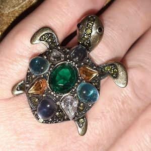 Brass Turtle Ring